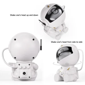 Astronaut Galaxy Star Projector – LED Nebula Night Light for Kids’ Bedroom & Home Decor