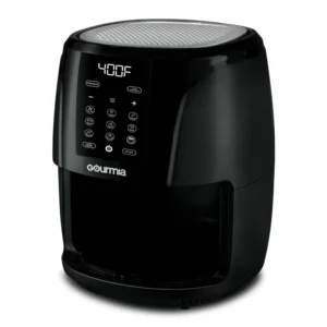 5 Qt Digital Air Fryer with 9 One-Touch Presets – Black, 12.5" Height