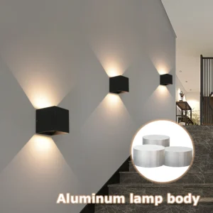 LED 6W/12W Outdoor Waterproof IP65 Wall Light Porch Garden Wall Lamp & Indoor Bedroom Living Room Decoration Lighting Lamp