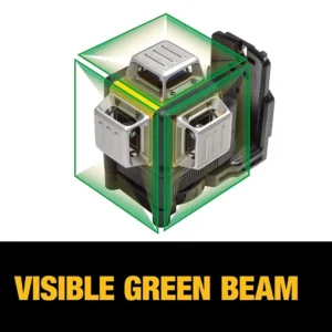 DEWALT DW089LG 360° Green Laser Level with 12V Lithium Battery