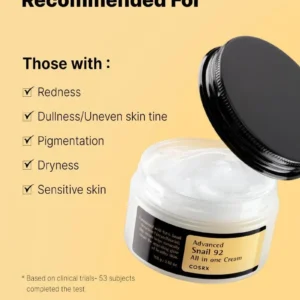 COSRX Snail Mucin 92% Moisturizer 3.52oz/ 100g, Daily Face Gel Cream for Dry, Sensitive Skin