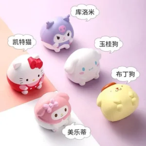 Kawaii Sanrio Squishy – Kuromi & Cinnamoroll Stress Relief Toy