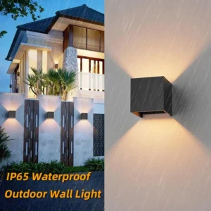 LED 6W/12W Outdoor Waterproof IP65 Wall Light Porch Garden Wall Lamp & Indoor Bedroom Living Room Decoration Lighting Lamp