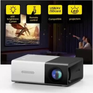 3000+ Lumens HD Mini Projector – Portable, 3D Supported, Home Theater & Outdoor Camping Essential