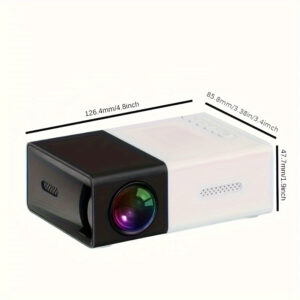 3000+ Lumens HD Mini Projector – Portable, 3D Supported, Home Theater & Outdoor Camping Essential